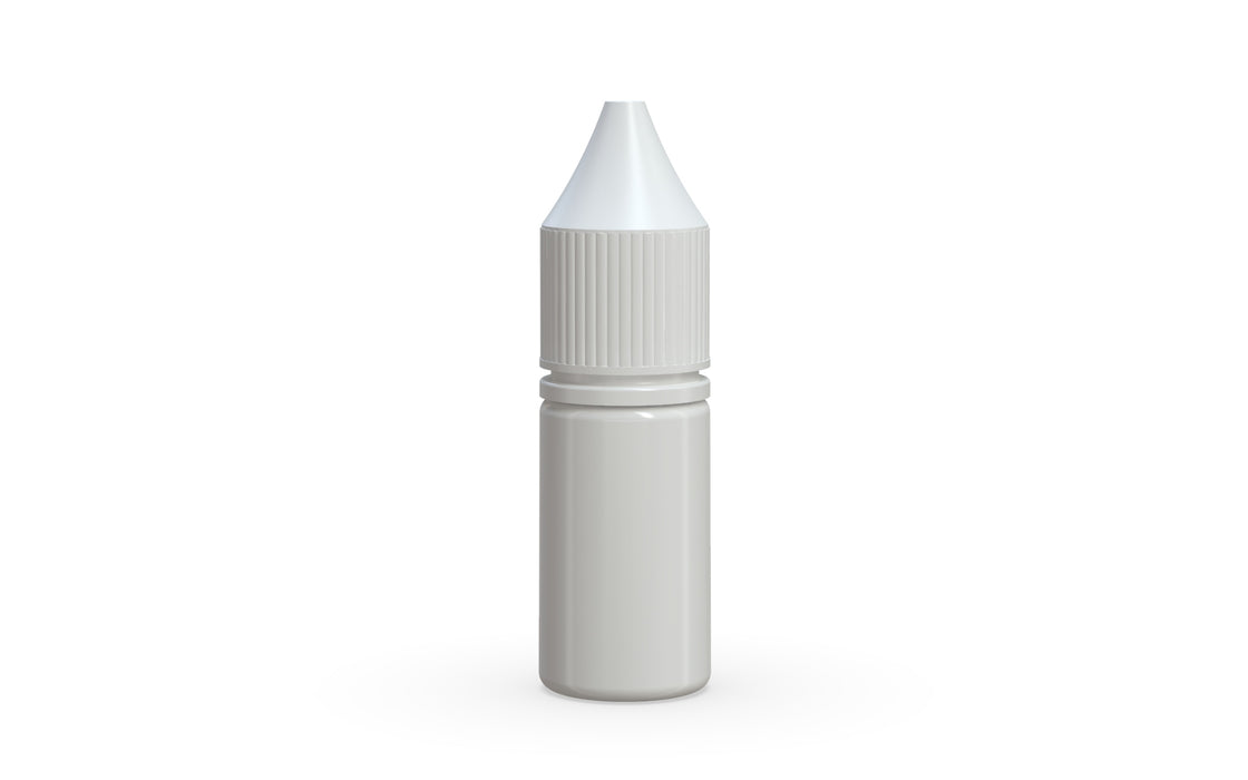 10ML V3 Unicorn Opaque White Bottle® with White Cap by Chubby Gorilla