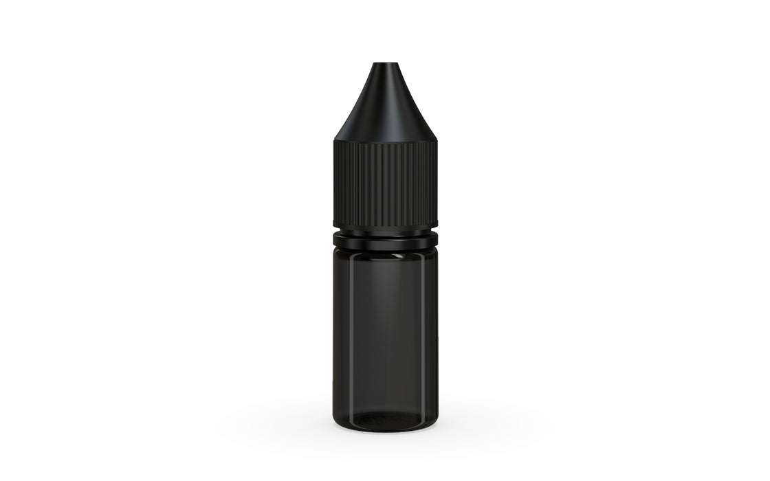 10ML V3 Translucent Black Unicorn Bottle® with Black Cap by Chubby Gorilla