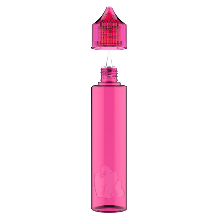 Chubby Gorilla - 60ML "SOFT" Unicorn Bottle - Transparent Pink - Copackr.com