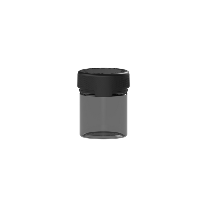 90CC/3FL.OZ/90ML Aviator CR - Container With Inner Seal & Tamper - Translucent Black With Opaque Black Lid - Copackr.com