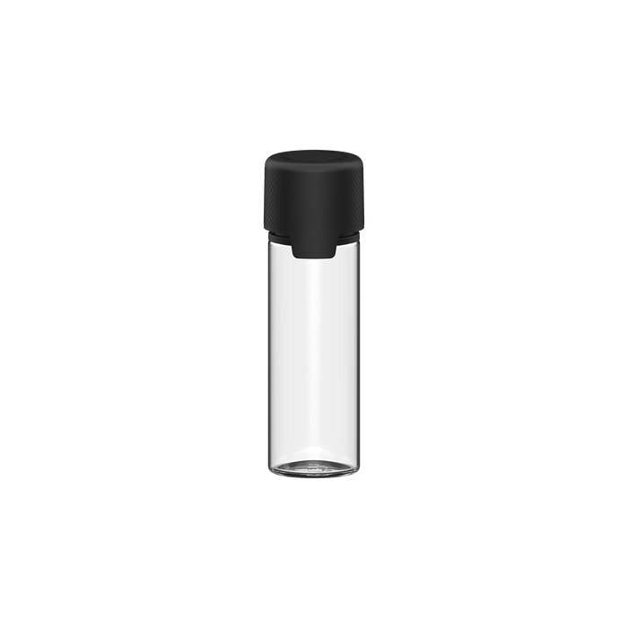 Chubby Gorilla - 50ML Aviator Şişe - Şeffaf Doğal Şişe / Opak Siyah Kapak