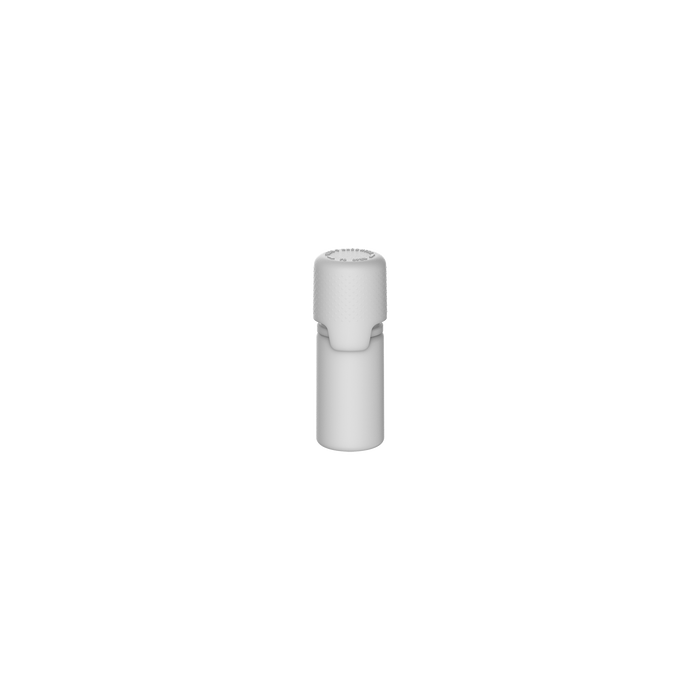 Aviator 10ML Bottle With Inner Seal & Tamper Evident Breakoff Band - Opaque White Bottle / Opaque White Cap - Copackr.com