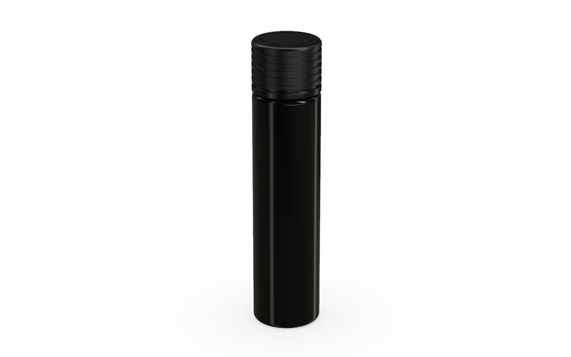 Spiral CR - Tube 95mm with Inner Seal & Tamper - Opaque Black with Opaque Black Lid