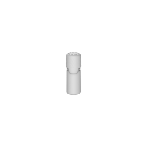 Aviator 10ML Bottle With Inner Seal & Tamper Evident Breakoff Band - Opaque White Bottle / Opaque White Cap - Copackr.com
