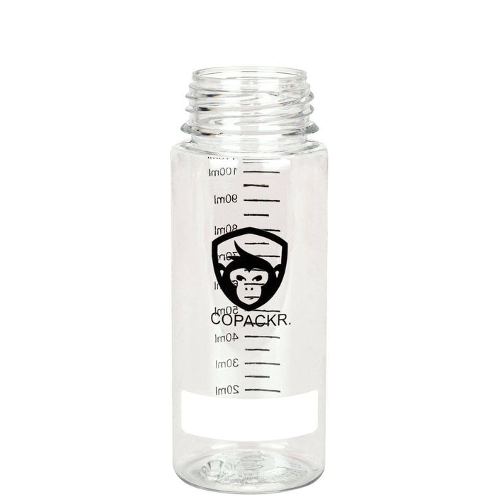 Copackr Branded Chubby Gorilla V3 Dropper Bottle : 120 ml Plastic Bottles with Measurement and White Space - Copackr.com