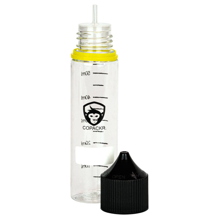 Copackr Branded Chubby Gorilla V3 Dropper Bottle : 60 ml Plastic Bottles with Measurement and White Space - Copackr.com